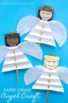 paper angel craft for kids to make