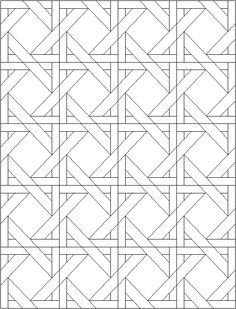 a quilt pattern that looks like it has been made in the style of a basket weave