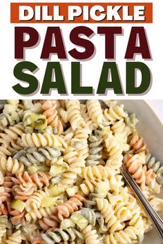 this pasta salad is loaded with lots of different ingredients to make it delicious and tasty