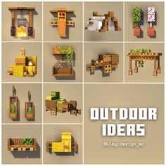 an image of different types of outdoor ideas