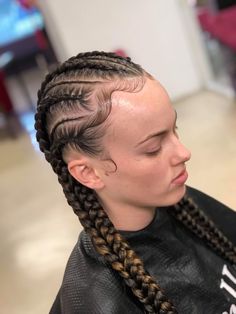 Cornrows On Blonde Hair, Braids With Curls Hairstyles White Women, Female Braids Hairstyles White, White Person Braids, Braids For Puerto Rican Hair, Summer Braids For White Women, Vacation Braids For White Women, Braids For White Girls Hair