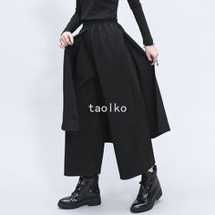 Black Pants Baggy, Womens Winter Pants, Retro Trousers, Winter Typ, Pants Women Fashion, Solid Color Pants, Winter Pants, Pantalon Large, Ankle Length Pants