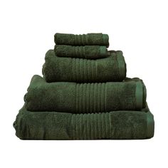 four towels stacked on top of each other