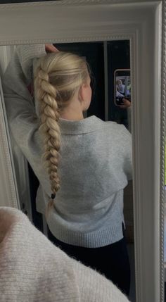 White Braids, Princess Braid, Rope Braids, Hair Growing Tips, Rope Braid, Dark Blonde Hair, Braid Hair, Dream Hair