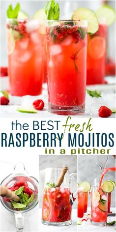 blackberry cucumber gin spritzers with lime and mint garnishes