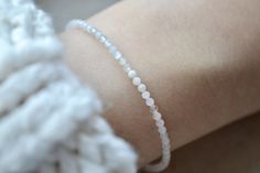 "Morganite bracelet is a perfect bracelet for the woman you love, or as a mothers day gift. Bracelet femme is a perfect choice for a gift for friends, woman or bridesmaid. This delicate ombre bracelet has a gradient from delicate pink to delicate blue. . ❗️Sign up to our Newsletter and get 15% OFF your order (copy this link to browser search) - https://forms.gle/R74xLdL1MSmC9Apn6 ❗️ . MEASUREMENTS Beads: Morganite beads Beads size: 2 mm Metal: 925 sterling silver Quantity: 1 bracelet Length: You Delicate Faceted Beaded Bracelets For Everyday, Minimalist Crystal Bracelet With Faceted Beads For Everyday, Minimalist Everyday Crystal Bracelet With Faceted Beads, Dainty Faceted Beaded Bracelets For Everyday Wear, Delicate Faceted Beaded Bracelets, Dainty Beaded Bracelets With Faceted Beads, Dainty Faceted Beaded Bracelets, Everyday Delicate Sterling Silver Pearl Bracelet, Elegant Crystal Bracelet With Natural Stones For Gift