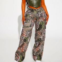 Brand New With Tags! Camo Cargo Pants, Fashion Nova Pants, Fashion Nova Jeans, Tall Girl, Cargo Jeans, Jeans Color, Colored Jeans, Flare Jeans, Cargo Pants