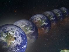 the earth's size is shown in this image, and it looks like they are going