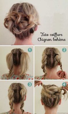 Tutos coiffure cheveux long 5 Minute Hairstyles, Hair And Beauty, Long Hairstyles, Hair Color Ideas, Great Hair