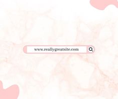 a pink and white marble background with the words really great written on it