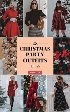 Christmas Party Outfits Classy, Outfit Ideas Christmas, Casual Christmas Party Outfit, Holiday Outfits Christmas