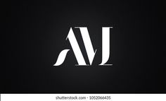 black and white alphabet letter logo design with swooish effect for company identity or brand name