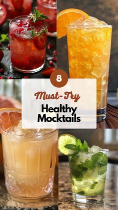 Healthy Mocktails Betty Buzz Mocktail Recipes, Simple Mocktails Healthy, Healthy Fall Mocktail, Mocktails For Parties, Simple Syrup Mocktail, Not Sweet Mocktail, Evening Mocktail Recipe, Functional Mocktail Recipe, Homemade Mocktail Recipe