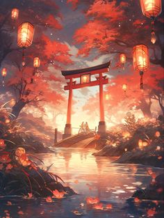 Fantasy Background, Book Wallpaper, Art Wallpaper Iphone, Cool Wallpapers Art, Landscape Scenery, Japanese Aesthetic, Dessin Adorable, Art Inspiration Painting, Anime Scenery Wallpaper