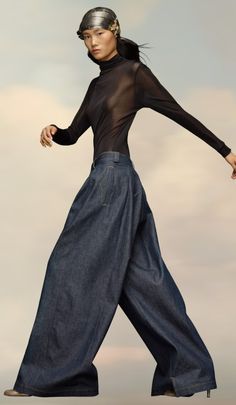 Wide Leg Trousers Outfit, New Website Design, Nick Knight, Big Pants, Pleated Trousers, John Galliano, New Website