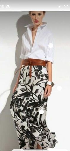 가을 패션, Moda Fashion, Summer Dresses For Women, Look Fashion, White Shirt, Chic Outfits, Casual Chic, Stylish Outfits