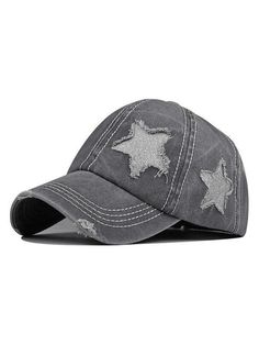 ⚡️Free Shipping 2022 Distressed Wash Sequin Star Baseball Cap Black ONE SIZE under $12.00 in Hats at AnotherChill.com Online. Style: Casual/Street/Y2K/Vintage/Punk/Hip Pop. Pattern Type: Geometric. Fabric Content: Cotton Blend. Type: Baseball Cap. Design: Features frayed trims and adjustable velcro fasten at back.. Size: One Size Fit. Occasions: Holiday/Weekend Casual/Going Out/Travel/Festival. ✓2022 SUMMER OUTFITS. Check reviews and buy Distressed Wash Sequin Star Baseball Cap today. Y2k Hats, Messy High Bun, Girl Trucker, Trendy Scarves, Distressed Baseball Cap, Vintage Baseball Caps, Base Ball, Bun Hat, Messy Bun Hat