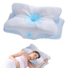 PRICES MAY VARY. 【Ergonomic Design for Side sleeper pillow】 Our Cervical Neck Pillows feature an ergonomic shape that conforms perfectly to your neck, providing optimal support compared to ordinary pillows. The unique design ensures different levels of support for your head and neck, promoting a comfortable sleep posture. This ergonomic pillow retains its shape even after prolonged use, ensuring durability and longevity, making it a reliable and long-lasting addition to your sleep routine. 【DURA Ergonomic Pillow, Sleep Posture, Pillow For Neck, Neck Pillows, Contour Pillow, Cervical Pillows, Stomach Sleeper, Side Sleeper Pillow, Foam Pillow