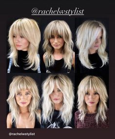 Bob Pendek, Rocker Hair, Blonde Hair With Bangs, Bangs With Medium Hair, Birthday Hair, Hair With Bangs, Long Layered Hair