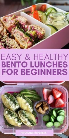 an easy and healthy bento lunch for beginners