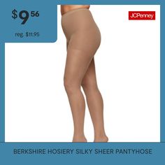 Enjoy the perfect fit of this silky sheer plus size pantyhose that offers a control top to comfortably smooth your tummy and a reinforced toe so there are "no holes at the toes".Features: Stretch FabricSupport: Control TopFiber Content: 80% Nylon, 20% SpandexFabric Description: KnitBrief Fiber Content: 80% Nylon, 20% SpandexCrotch Fiber Content: 100% CottonLeg Fiber Content: 80% Nylon, 20% SpandexCare: Line Dry, Hand WashCountry of Origin: Made in US Hosiery, Tights, Perfect Fit, Hand Wash, Plus Size, The Originals