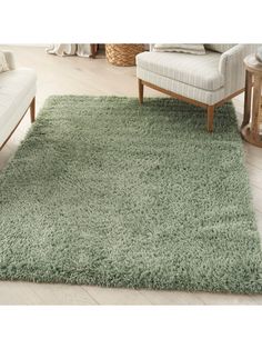 099446057464 Green Rug Bedroom, Green Shag Rug, Sage Green Rug, Dorm Rugs, Green Apartment, Sage Green Bedroom, Unique Area Rugs, Living Room Update, Cute Bedroom Decor