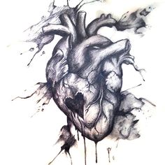 White Heart Tattoos, Realistic Heart Tattoo, Heart Outline Tattoo, Heart Tattoos With Names, Heart Tattoo Design