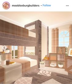 Cute Bloxburg Bedrooms For Parents, Aesthetic Bloxburg, Cottage House Interior, Bloxburg Building, Bloxburg Bedroom, Blox Burg, Roblox House