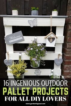 an outdoor pallet project for all diy lovers