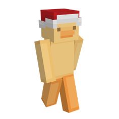 an image of a chicken wearing a santa hat