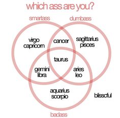 a venn diagram with the words which are you? and other things in it