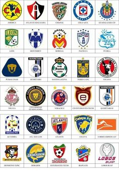 an image of many different teams logos on the same team name and number, all in different colors