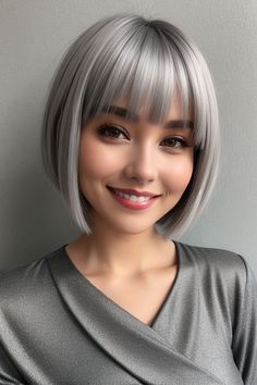 Pixies Haircut, Short Hairstyle Women, Silver White Hair, Pixie Bob Hairstyles, Short Hairstyles Fine, Extension Hair, Silver Grey Hair