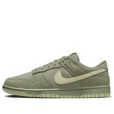 Nike Dunk Low Premium 'Oil Green' FB8895-300 Nike Snkrs, Perfect Sneakers, Heritage Fashion, Latest Sneakers, Nike Dunk Low, Sneaker Collection, Dunk Low, Designer Sneakers, Nike Dunk