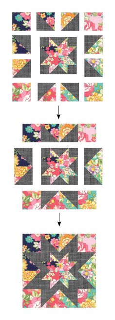 an image of the same pattern as shown in this page, but with different colors and sizes