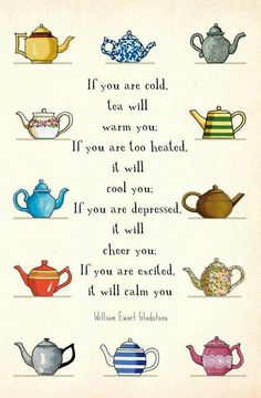 an image of some teapots with words on them