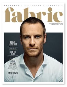 a man is featured on the cover of a magazine