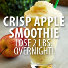 Dr Oz: Crispy Apple Smoothie Recipe + Shrink Drinks Rapid Weight Loss Apple Smoothie Recipes, Overnight Oat, Crisp Apple, Dr Oz, Health Drink