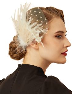 PRICES MAY VARY. Materials: Feather, peacock, crystal, rhinestone, mesh One size fit most Beautiful and stylish feather hair clip that makes a fashion statement Extremely impressive and attractive, makes you unique in your costume and party Perfect for many occassions: wedding, party, holiday and even a great hair accessory for everyday wear Feather Peacock, Art Deco Party, Feather Headpiece, Feather Hair Clips, Feather Hair, Feathered Hairstyles, Peacock Feather, Great Hair, Party Accessories