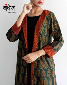 Shop for bandhani dress designs online from Bandhej.com. Get all types of  bandhani dresses online, kurta for women with handmade designs. We are Expert in cotton work kurta, silk kurta, bandhani kurta with moti work and zari work patterns. Available in all shades. 7 days return policy. Summer sale hurry shop now. Bandhani Kurtis, Bandhani Blouse, Bandhani Kurta, Moti Work, Designer Punjabi Suits, Kurta For Women