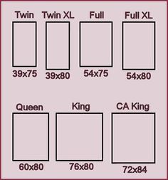 the size and width of a bed frame