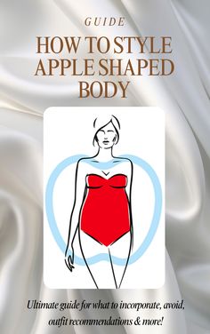 Round Body Type Outfits, Apple Body Shape Clothes, Apple Shaped Body, Dresses For Apple Shape, White Flamingo, Apple Body Shapes, Apple Dress, Apple Shape, Over 60 Fashion