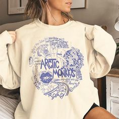 Arctic Monkeys Sweatshirt Arctic Monkeys Album Sweatshirt Arctic Monkeys Album, Arctic Monkeys Band, Arctic Monkeys Shirt, Fleetwood Mac Shirt, Monkeys Band, Band Hoodies, Fan Shirts, Band Shirts, Art Shirts