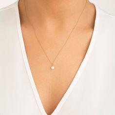 Gold Single Pearl Pendant Necklace | Lily & Roo | Wolf & Badger Single Pearl Pendant, Lily Jewelry, Wedding Jewelry Sets Bridal Jewellery, Lily Necklace, Gold Pearl Jewelry, Single Pearl Necklace, Single Pearl, Pearl Necklace Wedding, Bracelet Earring Set