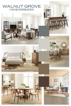 the color scheme for this living room is neutral