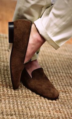 Handmade Mens brown suede shoes moccasins, slip ons dress shoes, Penny loafer Elegant Brown Suede Slip-ons, Brown Suede Formal Slip-ons, Brown Suede Plain Toe Slip-ons, Brown Suede Slip-ons With Plain Toe, Tina Motta, Don Vito Corleone, Gentleman Shoes, Sharp Dressed Man, Nike Shox