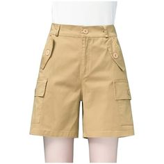 Cagro Shorts for Women High Waist Loose Outdoor Hiking Short Pants Casual Summer Clothes with Pockets Welcome to our store, I wish you a happy shopping Our products are produced in our own factory with various styles We offer various discounts, and we offer a 30-day quality guarantee please rest assured to place an order If you have any questions, please feel free to contact me, it is our honor to serve you SOMEONE ASKED Q: Is the quality of the clothes as described? A: Yes, if the product you r Casual Summer Clothes, Casual Work Pants, Walking Trousers, Cargo Shorts Women, Hiking Pants Women, Workout Shorts Women, Wide Leg Shorts, Work Pants Women, Womens Jeans Bootcut