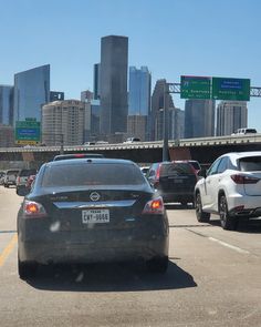 Houston Texas Freeway traffic Toyota Center, Dallas City, Deni Denials, Houston Food