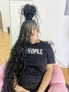 Pretty Braids, Braided Hairstyles For Black Women Cornrows, Sleek Ponytail Hairstyles, Beautiful Black Hair, Quick Natural Hair Styles, Box Braids Hairstyles For Black Women, Quick Weave Hairstyles