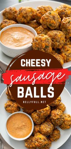 Sausage Balls, game day food ideas, appetizer recipes Sausage Ball Dipping Sauce Recipe, Sausage Ballls, Best Sausage Ball Recipe, Easy Sausage Balls, Game Day Food Ideas, Easy Sausage Balls Recipes, Red Lobster Biscuit Mix, Cheese Ball Dip, Lobster Biscuits